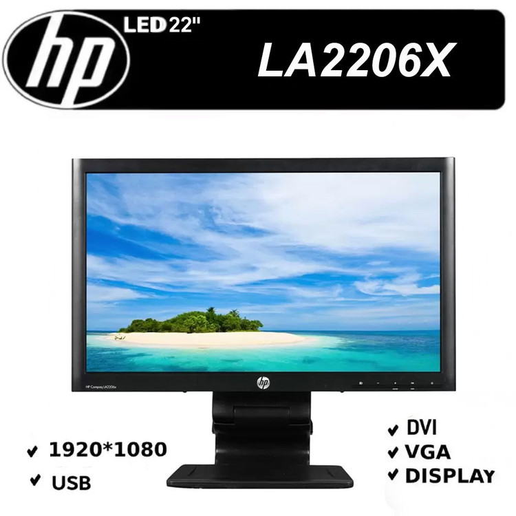 مانیتور استوک ۲۲ اینچ LED-HP ( مدل= LA2206X) کد۴